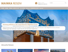 Tablet Screenshot of mainka-reisen.de